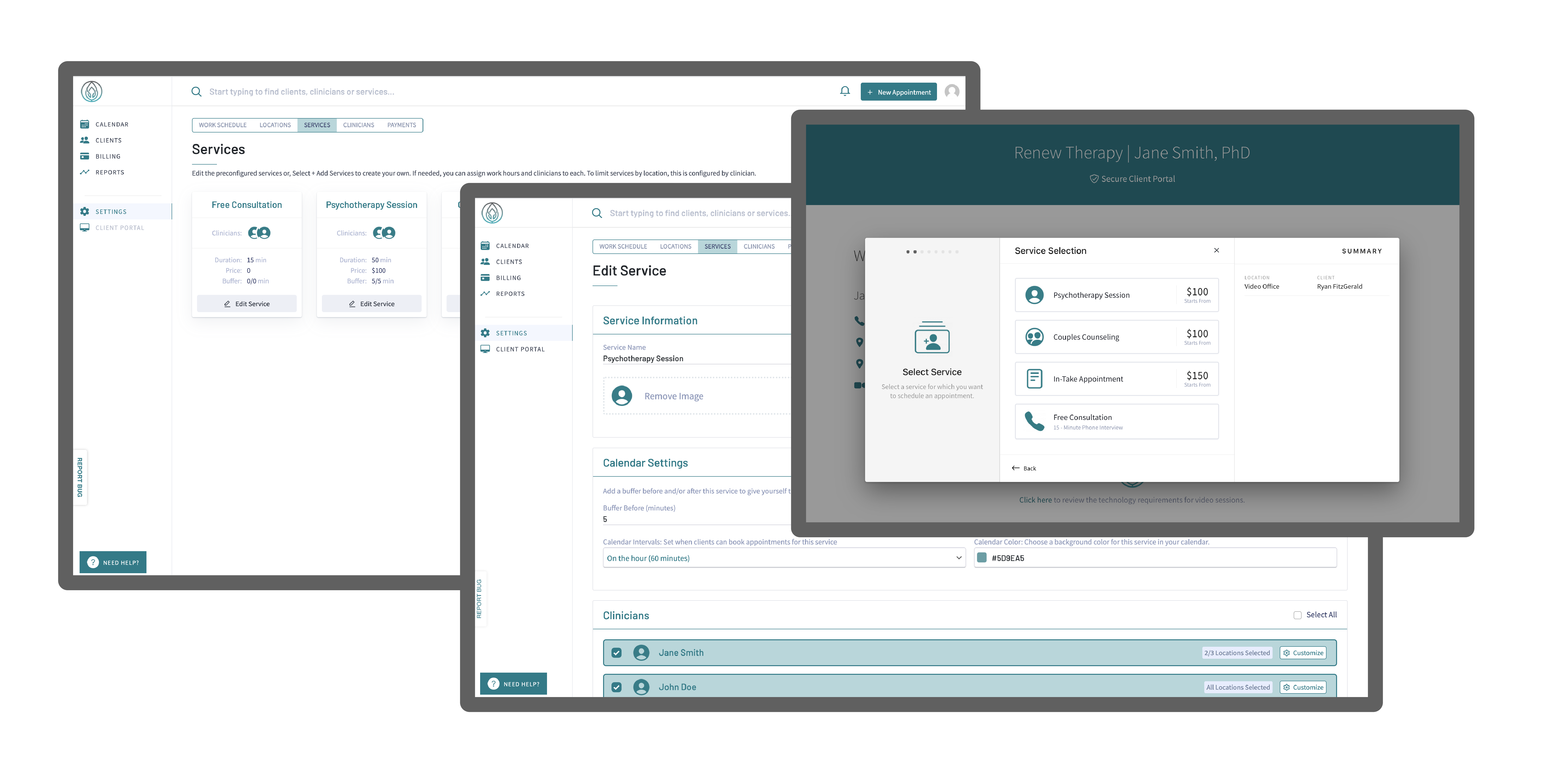 How to configure your services(s) for your client portal. 